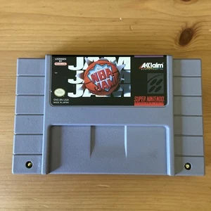 NBA Jam Super Nintendo Entertainment System SNES Cart Sports Vintage Basketball - Picture 1 of 3
