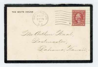 US #406 on Cover | From White House to Postmaster - Image 1 of 2