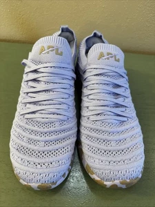 265 $ APL Techloom Wave Damen-Laufschuhe Turnschuhe Glockenblume Leopard 9 gebraucht, in einwandfreiem Zustand - Bild 1 von 11