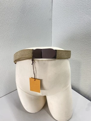 Cinturón Tod's para hombre tejido de lona y cuero talla 35,5 marrón claro/marrón Foto 1 de 4