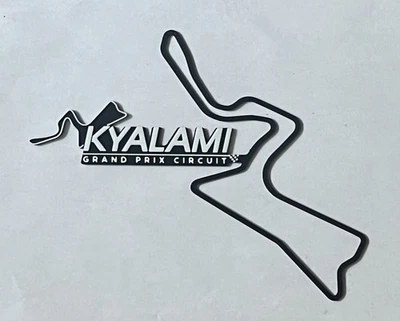 Kyalami Circuit Outline - 3D Printed Formula 1 Wall Art - Image 1 of 4
