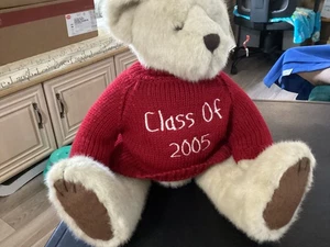 Boyd's Bear 15" Tall Plush Bear w/Red Class of 2005 Sweater - Picture 1 of 13