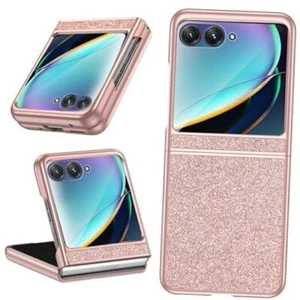 for Motorola Razr 2024 Case with Screen moto razr 2024 /razr 50 Rose Gold - Afbeelding 1 van 8
