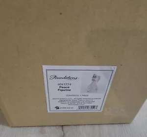 Enesco Foundations Peace Angel Figurine 4041274 Brand New In Box - Picture 1 of 3