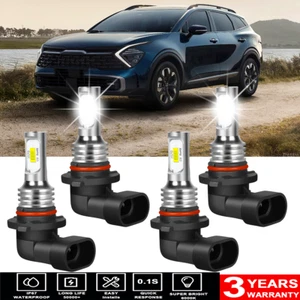 For Kia Sportage MK4 2015-On HB3+HB4 LED Headlight Bulbs + Fog Light 6000K - Picture 1 of 11