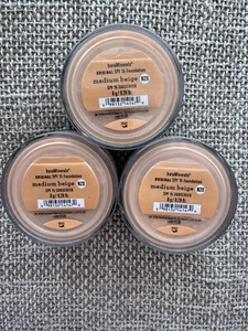 bareMinerals Original Medium Beige N20 SPF 15 Foundation 8g/0.28 Oz. *PACK OF 3! - Picture 1 of 3