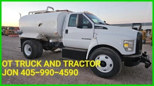 2017 Ford F-750 2000 gallon Water Sprayer Tank Truck Auto Diesel Non CDL 6.7L - Picture 1 of 24