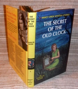 Nancy Drew #1 Secret of the Old Clock - Yellow Spine Matte Hardcover EXC! - Picture 1 of 3