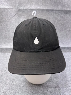 Volcom Hat Cap Strap Back Adult One Size Black Cotton Blend Low Profile Skate SM - Image 1 of 4