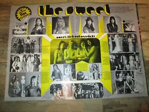 Bravo Poster 6/74-The Sweet-Deep Purple-Silverhead-Cher-Albert Hammond-Elfi Graf