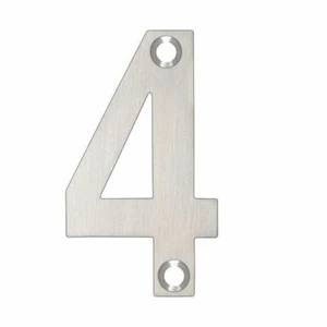 Numerals No 4 - 75mm - Stainless Steel - Picture 1 of 1