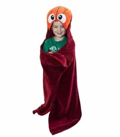 Comfy Critters University of Indiana Hoosiers Mascot Blanket Pillow FREE SHIPPIN Cover