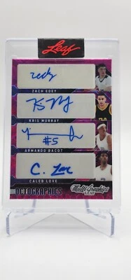 🔥RARE 8 ROOKIE AUTO 15/15 EDEY BRANDON MILLER KRIS MURRAY MCCULLAR HAWKINS etc. - Image 1 of 2