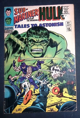 Tales To Astonish #81 Marvel Comics 1st appearance of Boomerang VG+ - Image 1 of 4