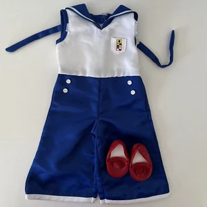 American Girl Doll - Kit Kittredge - Beach Pajamas and Slippers - Picture 1 of 9