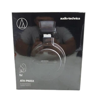 audio-technica ATH-PRO5X BK Black DJ Monitoring Headphones ATHPRO5X BK - Picture 1 of 14
