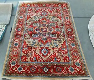RED / BEIGE 4'-0" x 6'-0" Flaw in Rug, Reduced Price 1172771198 LRL1298C-4 - Picture 1 of 4