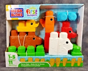 Mega Bloks First Builders Farm Pals Blocks - Picture 1 of 2