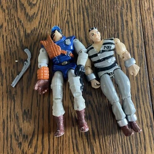 1988 Hasbro Cops N' Crooks Vintage - Rock Krusher SgT Mace Figure Lot - Picture 1 of 6