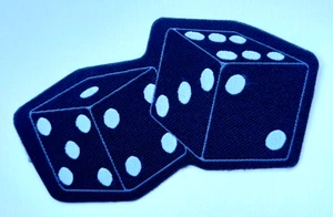 DICE SEW ON PATCH - Picture 1 of 1