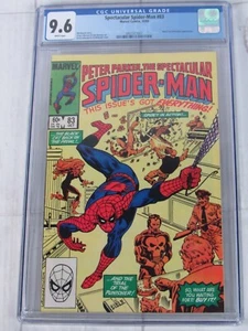 Cómics de Marvel The Spectacular Spider-Man #83 CGC 9,6 WP de octubre de 1983 3951517007 - Imagen 1 de 4