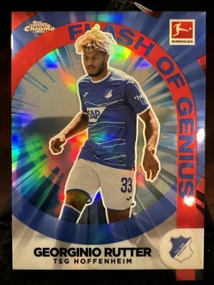 Georgino Rutter 2022-23 Topps Chrome Bundesliga Flash Of Genius /5 - Image 1 of 2