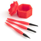 Glue Pod & 3 Glue Brushes W/ Multi Purpose Sealable Lid/Glue Brush Holder