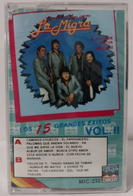 La Migra Los 15 Grandes Exitos Vol 2 (Cassette 099011023245) *NEW* - Imagem 1 de 3