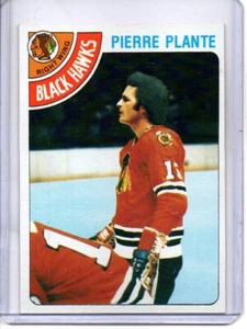 1978-79 TOPPS #179 PIERRE PLANTE CHICAGO BLACKHAWKS - Picture 1 of 2