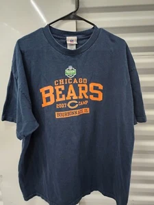 2XXL 2007 NFL Chicago Bears Training Camp Bourbonnais, IL Navy Blue - Picture 1 of 7
