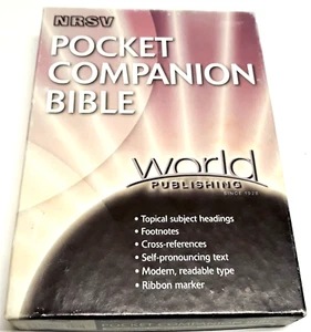 NRSV Pocket Companion Bible, World Publishing, Bonded Leather, 2005 - Imagen 1 de 10