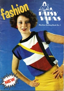 ~ Patsy Yarns Machine Knitting Book No. 1 ~  Twenty Lovely Patterns - Picture 1 of 15