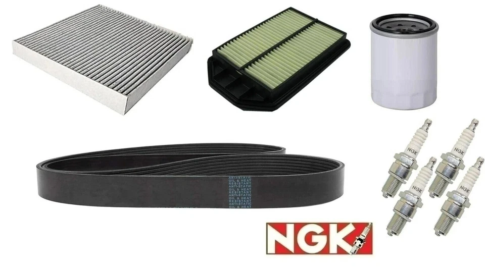 Kit de puesta a punto para Honda CRV 2007-2009 aire-aceite-filtros de cabina-enchufes-correas Foto 1 de 4