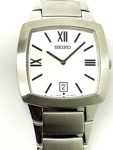 SEIKO MEN'S 7N39-0AS0 NOT-WORKING W/O MOVEMENT ANALOG 30M QUARTZ WATCH SFP205 - Picture 1 of 6