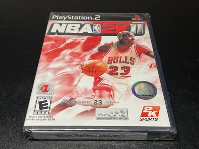 NBA 2k11 Playstation 2 PS2🔥RARE🔥Michael Jordan 🔥Fast Shipping🔥Sealed w/ rip - Image 1 of 4