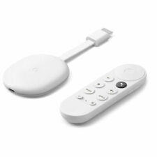 Google Chromecast with Google TV 4K UHD Media Streamer - Snow