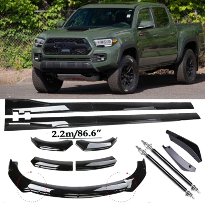 For Toyota tacoma Front Bumper Spoiler Body Kit / Side Skirt/Strut Polyurethane - Imagem 1 de 4