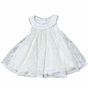 Piper Dress Girls Size XS (4/5) Cream Lace Swing Flowy - Picture 1 of 3