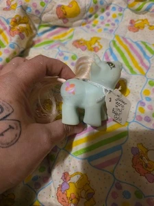 Vintage 1987 My Little Pony G1 Teeny Tiny Baby Newborn Twin Unicorn Jabber - Bild 1 von 7