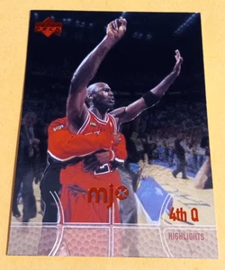 1998-99 Upper Deck MJx Michael Jordan Basketball Card #122 - 4th Quarter - Bild 1 von 2