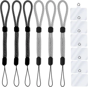 6 Pcs Hand Wrist Strap Lanyards, Adjustable Phone Short Lanyards with... - Picture 1 of 8