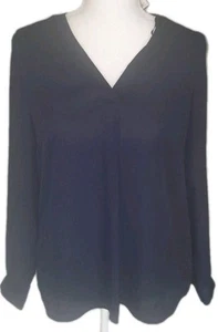 Brand New Dunnes Women's Long-sleeved Navy Shirt UK Size 8 - Picture 1 of 4