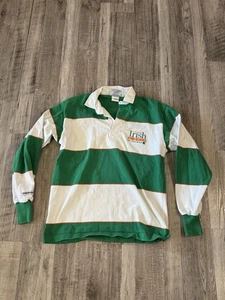 Camicia Rugby Barbarian Vintage Taglia M Verde Young Irish Fellowship Club Of Chicago - Foto 1 di 12