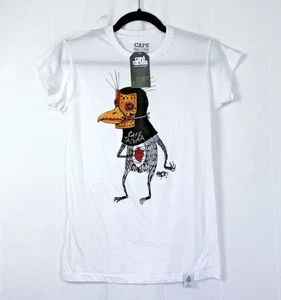 Café Tacuba T-Shirt Womens Sz L White Official Kaá Graphic Spanish Rock Tee - Picture 1 of 9