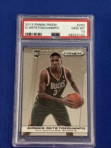 Giannis Antetokounmpo Rookie Prizm PSA 10 #290 Bucks 🔥 - Picture 1 of 2
