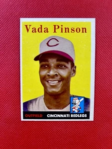 1958 Topps #420 Vada Pinson Cincinnati Redlegs High-end NM RC B58#420A1 - Picture 1 of 2