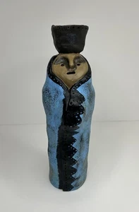 FIGURINA LAZART JUDY PEELE POTTERY COMANCHE TRIBAL PEOPLE EDIZIONE LIMITATA. FIRMATO - Foto 1 di 10
