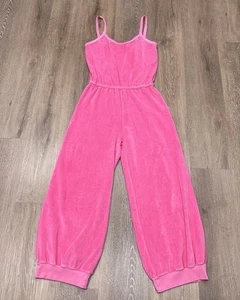 Suzie Kondi Jumpsuit Womens Small Pink Terry Giorgi Tank - Picture 1 of 8