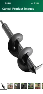 Erdbohrer zum Bepflanzen - 4 Zoll x 12 Zoll - Bild 1 von 7