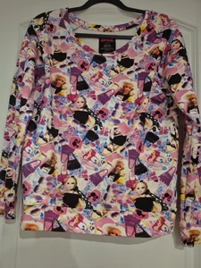 Forever 21 Barbie Estampado Completo Gráfico Pullover Sudadera Top Talla Grande - Imagen 1 de 5